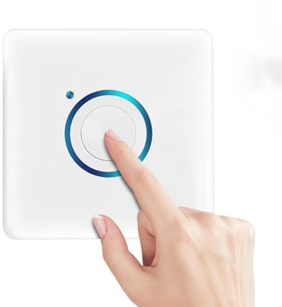 Panel de Interruptor de Temporizador, Interruptor de Apagado de Cuenta Regresiva de Configuración de Tiempo de 2 Minutos a 2 Horas, Interruptor Táctil para Electrodomésticos de