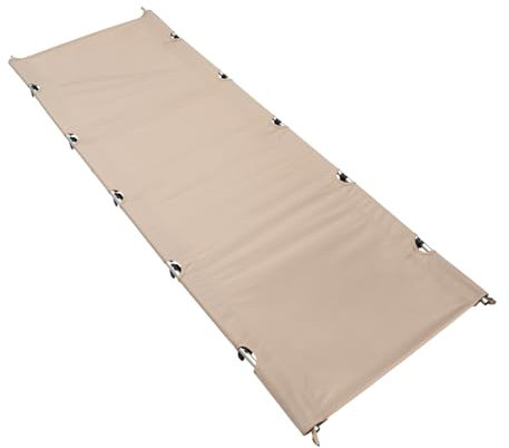 jiumxliu Faltendes Camping Cot Bett tragbares Schlafbett klappbett gästebett klapp leichtes in 150kg Tragfähigkeit für Camping Wandern Reisen und Outdoor Aktivitäten Khaki
