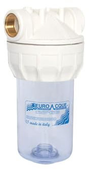 Euroacque filtro in plastica per cartucce da 7 pollici attacco da 3/4 F mod. 1029