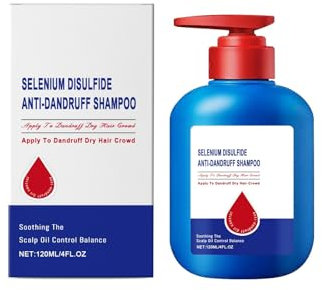 Anti-Schuppen Shampoo mit Selen-Disulfid - Juckreizlinderung,Talgkontroll, Juckreiz Shampoo für Kopfhaut - Natürliche Pflanzenkombination,Leichtes Dufterlebnis,Unisex-Formel für alle Haartypen (1PC)