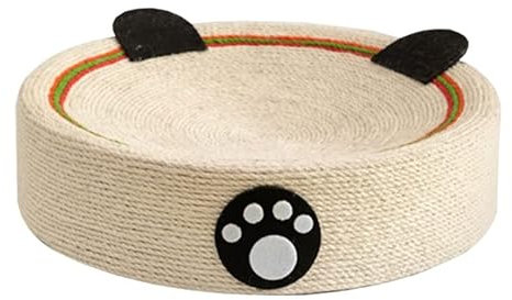 Rascador para gatos Almohadilla rascadora redonda for gatos, tablero for rascar gatos, casa for gatos, garras de molienda, juguetes de entrenamiento for gatos, suministros for muebles para gatos de in