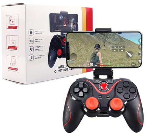 Controller per Computer da Joystick Ergonomico, Impugnatura E Trasmissione | gamepad wireless per computer joystick ergonomico a bassa latenza con trasmissione wireless di 10 metri per ca