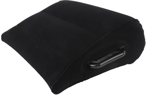 Semme Cuscino Gonfiabile per Coppie Cuscino da Letto Gonfiabile da Viaggio Portatile per Dormire, Leggere e Rilassarsi da Letto Floccato in PVC per un Maggiore Comfort