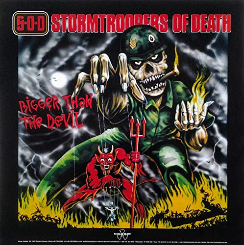 SOD Stormtroopers of Death: Bigger than the Devil | UK Import Plakat, Poster [59,5 x 59,5 cm]