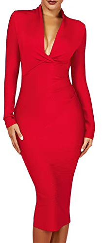 UONBOX Women's Cocktail Dress Bodycon