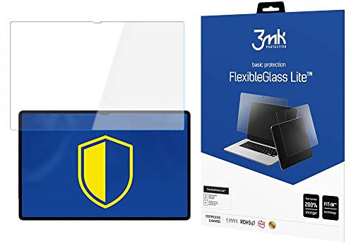 3MK Verre Hybride incassable pour Samsung Galaxy Tab S8 Ultra, FlexibleGlass Lite