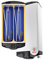 Elektroboiler Warmwasserspeicher WiFi 3300 Watt 230 Volt zur HORIZONTALEN oder VERTIKALEN Montage - 2-Kammer-System - Gehäusetiefe NUR 30cm - 60 Liter