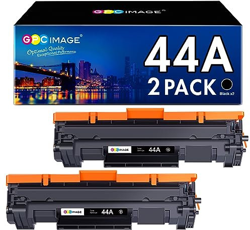 GPC IMAGE CF244A Toner Schwarz Kompatible für HP 44A Toner CF244A für HP Laserjet Pro MFP M28w Toner für HP Laserjet Pro M15w Toner M15a MFP M28a (Schwarz, 2er-Pack)