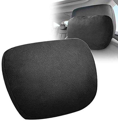MMIAOO Auto Nackenkissen Auto Sitzkissen Wildleder Kopfstütze für Auto Weiche PP Baumwolle und Ergonomisches Design Schmerzlinderung Nackenstützkissen für Fahren und Reisen (C)