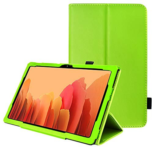 TECHGEAR Custodia in Pelle per Samsung Galaxy Tab A7 10.4 2022/2020 (SM-T500 T503 T505 T509) - Custodia Protettiva di Alta qualità in PU Pelle con Supporto e Cinturino a Mano