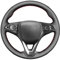 MEWANT Lenkradbezug für Opel Astra (K) / Corsa (E) / Crossland X/Grandland X/Insignia (CT) B/Karl/Zafira (C) Custom Design Hand Nähen Lenkradhülle aus Echtleder&Suede