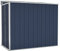 vidaXL Abri de Jardin Mural Abri de Rangement d'Outils Rangement d'Equipement de Jardin Extérieur Cour Anthracite 118x194x178 cm Acier