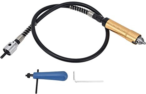 Jadeshay Albero Flessibile,Albero di Prolunga Flessibile per Trapano con Mandrino Chiave per Utensile Smerigliatrice Rotante,0,3 a 6,5 mm Mini Smerigliatrice Multiuso Adattatore Accessorio