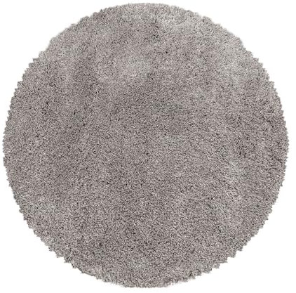 Muratap Pearl Soft Teppich - Hochflor Teppich Extra Weich für Wohnzimmer, Schlafzimmer, Kinderzimmer, Flur Moderner Deko - Große: 120 cm - Rund - Farbe: Beige