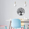 LIKEUDO 30cm Wall Hängende Lebens Baum Metall Wanddekoration Wohnzimmer Wandkunst Dekoration Wandbild Ornamente Family Geometrische Dekor