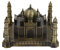 Indien Taj Mahal Metall Architektur Modell weltberühmtes Wahrzeichen Gebäudemodell Heimbüro Dekoration Ornamente Reise-Souvenir