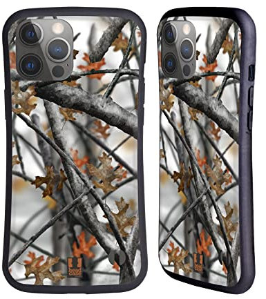 Head Case Designs Winter Hirschen Jagd Camouflage Jagd Hybride Handyhülle Hülle Huelle kompatibel mit Apple iPhone 14 Pro Max