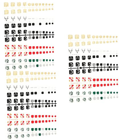 Mikinona 15sets Toe Nail Art Patch for Pedicure Accessory Decorate Your Toenails Nail Art Supplies