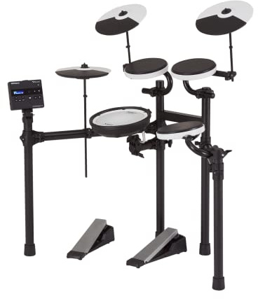 Roland TD-02KV V-Drums | Electronic Drum Kit with Expressive Playability, Noise-Reducing Features, Mesh-Head Snare, Wide Acoustic-Style Playing Layout & Optional Bluetooth Expansion | Onboard Coach