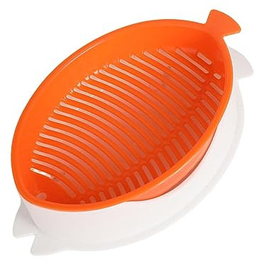 Gralara Katzengras Pflanzkasten, Gras Anzuchtschale, Bodenfreier Weizengras Züchter, Katzenminze Anzuchtschale, Katzengras Sprossenschale Zum Pflanzen von Set, Orange