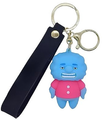 Luxetoys Wade Ripple Cartoon Figuren Schlüsselanhänger mit geteiltem Ring Taschencharme 6,8 cm Modellstatue für Schlüssel und Sammlung