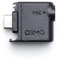 Qmint Original Osmo Action 3.5mm Audio Adapter for DJI Osmo Action 5 Pro/Osmo Action 4,Supports 3.5mm Microphone Adapter Vlogging Accessories (The Expanded Type-C Port can be Used for Charging)