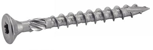 ACTON Vis à bois tendre tête fraisée six lobes - Inox A2 5x60/35 mm - Seau de 400 - Vis, pointes, boulons