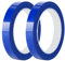 Qrity 2 Stück Isolierband Wasserdichtes Klebeband, 10mm x 66m Kabelbaum Klebeband, Zum Basteln, Elektrisch, Blau