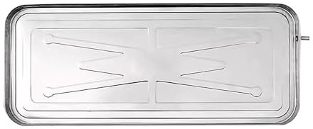 Bac Condensat Clim Recuperateur Chaleur Bac À Eau du Climatiseur, Convient Système Pompe Chaleur Climatisation Fenêtre, Acier Inoxydable, Tuyau D'évacuation 2 M (Size : 85 * 36 * 3cm)