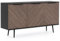 Sideboard Kommode 150cm in Graphit und braun mit Holzoptik