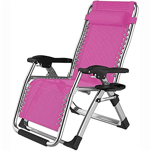 JINMUXUAN Klappbarer Liegestuhl, Schwerkraft-Klappliege für Liegestühle, für Urlaub, Garten, Strand, Lounge, Camping, Outdoor-Liege Beauty Comes