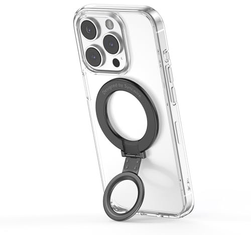 Syncwire Phone Ring Holder Magnetic Phone Stand Ring Kickstand Ultra-Thin Cell Phone Grip for MagSafe Car Mount Compatible iPhone 16 15 14 13 12 11, MagSafe Accessories
