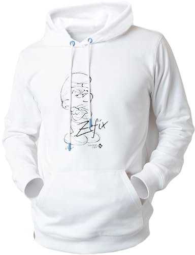 Bavarian Caps Hoodie Muffi Zefix weiß