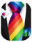 Barry.Wang Paisley Herren-Krawatten-Set, Seidenkrawatte, Einstecktuch, Manschettenknöpfe, formelle Hochzeit, Party, Business, regenbogenfarben, Einheitsgröße