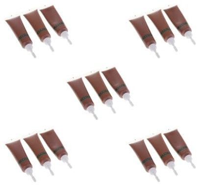 Lot de 5 pots de peinture pour meubles en bois Marron foncé