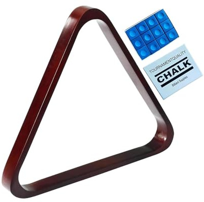 F Fityle Triangolo per Biliardo in Legno con Supporto per Palle