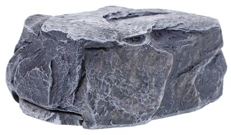 HEMOTON Stein Schlüsselkasten Aus Harz Für Außenbereich Witterungsbeständiges Schlüsselversteck Als Gartendekoration Sicherer Schlüsselbehälter Für Ersatzschlüssel