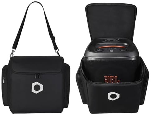 Reisetasche für JBL PartyBox Encore Essential/Essential 2 Bluetooth-Lautsprecher | Multifunktionale Aufbewahrungstasche, tragbare Party-Lautsprechertasche mit Mikrofon-Aufbewahrungstasche