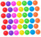 Milisten Bolas de Plástico Coloridas para Niños Juguetes de Natación 100 Unidades Balones Oceánicas Diversión para Fiestas para Piscinas y Juegos Infantiles