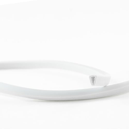 EUTRAS [5m] Kantenschutz KSO4006 weiß 2,0 mm – schützt und entschärft Kanten – für Bleche und Autotüren – Perfekt für Kurven und Biegungen - Qualität Made in Germany