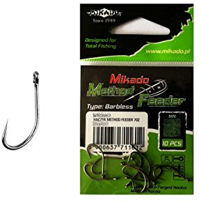 Mikado 10 Method Feeder 702 BARBLESS Feederhaken Schonhaken Angelhaken (12)