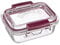 Kilner aus Borosilikatglas mit auslaufsicherem Clipverschluss-System, BPA-frei, backofen- und mikrowellenfest, 350 ml, Maße: 14,5 x 12,5 x 7 cm, Glas