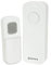Mercury | Wireless Waterproof Doorbell with Portable Chime | White
