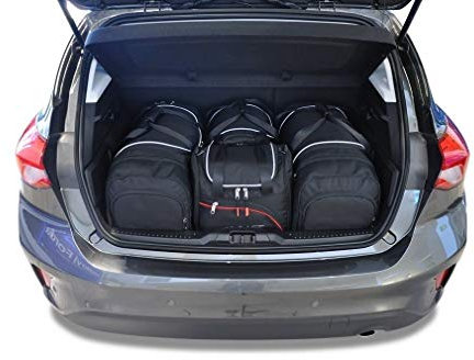 KJUST Dedizierte Reisetaschen 4 stk kompatibel mit FORD FOCUS HATCHBACK IV 2018+