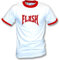 Flash Gordon Männer Herren T-Shirt | 80er Retro Ringer Logo Ming (S)