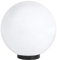Lampada a sfera Ø 30 cm, sfera 230 Volt, lampada a sfera esterna IP65, lampada da giardino E27, lampada decorativa per esterni, lampada a sfera con piastra inferiore