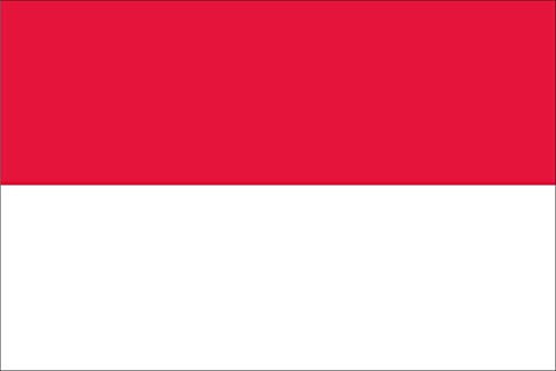 flaggenmeer® Flagge Monaco 120 g/m² ca. 200 x 335 cm