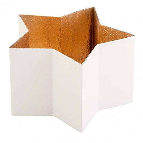 Gift Company Teelichthalter Madras M weiß matt/nudegold