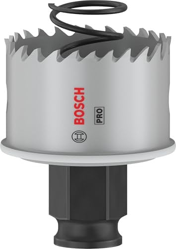 Bosch 1x Scie trépan PRO Sheet Metal Power Change Plus (pour Tôles en acier inoxydable, Tôles en acier, Ø 41 mm, Professional Accessoire Perceuses/visseuses rotatives)