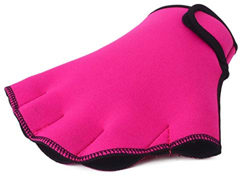 Swim Gloves Aquatic Fitness Water Resistance Aqua Fit Workout Fitness Gear Webbed Training Gloves Aquatic Gloves for Helping Upper Body Resistance for Men Women Youth